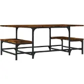 Syfax Couchtisch Räuchereiche 100x50,5x40 cm Holzwerkstoff