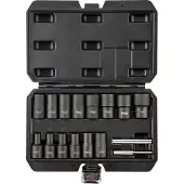 Neo Tools 1/2"-Steckschlüsseleinsätze für beschädigte Muttern – 16-teiliges Set