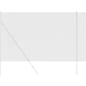 Syfax Sechseckgeflechtzaun 1,5 x 10 m PVC Grau