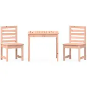 Syfax 3-tlg. Garten-Bistro-Set Massivholz Douglasie