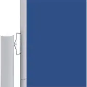 Syfax Seitenmarkise Ausziehbar Blau 200x1000 cm