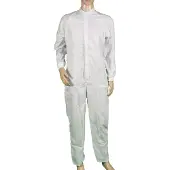 Fristads Reinraum Overall 8R013 XR50 100651, Farbe:weiß, Größe:2XL