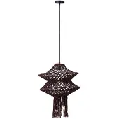 Ptmd Milley Pendelleuchte - Braun - Ø45 x 57 cm