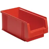 LA-KA-PE Sichtlagerkasten PLK 290 x 150 x 125 mm PP rot bis 14 kg 3,5 l Gr. 3 A
