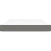 Syfax Taschenfederkernmatratze Mittel Dunkelgrau 140x190x20 cm Stoff