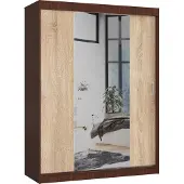 Akord Schiebetürenschrank Wenge/Sonoma-Eiche 150X60X200 Cm