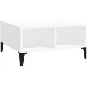 Syfax Couchtisch Weiß 60x60x30 cm Holzwerkstoff