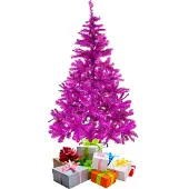 Mojawo Weihnachtsbaum 150 cm inkl Ständer Lila / Pink