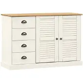 Syfax Sideboard mit Schubladen VIGO 113x40x75 cm Massivholz Kiefer