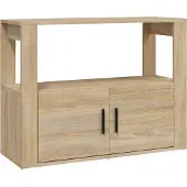 Syfax Sideboard Sonoma-Eiche 80x30x60 cm Holzwerkstoff