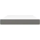 Syfax Taschenfederkernmatratze Mittel Dunkelgrau 140x200x20 cm Stoff