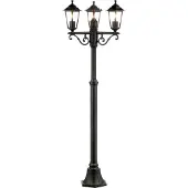 Brilliant 3-flammige Laterne Carleen 195 cm klassisch