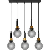 Toolight Hängelampe APP1126-5CP BLACK GOLD