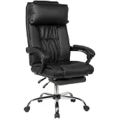 Amstyle Drehstuhl Stoff Schwarz Chefsessel Schreibtischstuhl Kunstleder 110 kg