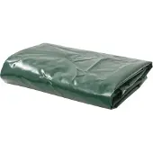 The Living Store Abdeckplane 650 g/m² 3x5 m Grün