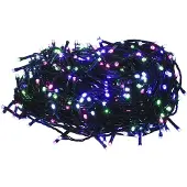 Syfax LED-Lichterkette mit 1000 LEDs Pastell Mehrfarbig 100 m PVC