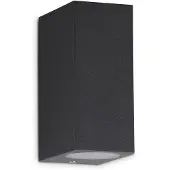 Telefunken LED Außenleuchte Außenlampe 2xGU10 IP44 5W 4000K anthrazit Metall