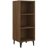 Syfax Sideboard Braun Eichen-Optik 34,5x32,5x90 cm Holzwerkstoff