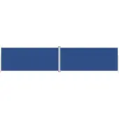 Syfax Seitenmarkise Ausziehbar Blau 220x1000 cm