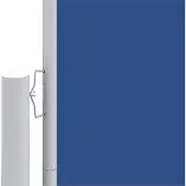 Syfax Seitenmarkise Ausziehbar Blau 160x1000 cm