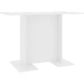 Syfax Esstisch Weiß 110x60x75 cm Holzwerkstoff