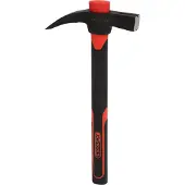 Ks Tools 142.2010, Latthammer, Stahl, Glasfaser, Schwarz, Rot, 37 cm, 920 g