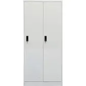 Syfax Kleiderschrank Hellgrau 80x50x180 cm Stahl
