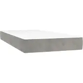 Syfax Taschenfederkernmatratze Mittel Hellgrau 120x190x20 cm Stoff