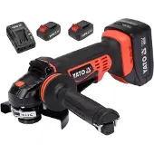 YATO YT-82826, 10000 RPM, 12,5 cm, Akku, 2 Ah, 1,5 kg