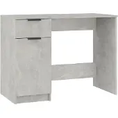 Syfax Schreibtisch Betongrau 100x50x75 cm Holzwerkstoff