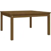 Syfax Gartentisch Honigbraun 82,5x82,5x45 cm Massivholz Kiefer