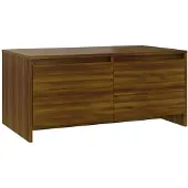 Syfax Couchtisch Braun Eichen-Optik 90x50x41,5 cm Holzwerkstoff