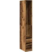 Syfax Kleiderschrank Altholz-Optik 30x50x200 cm Holzwerkstoff