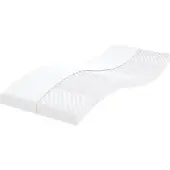 Syfax Schaumstoffmatratze Weiß 80x220 cm 7-Zonen Härtegrad 20 ILD