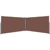 Syfax Ausziehbare Seitenmarkise 160×600 cm Braun