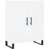 Syfax Sideboard Weiß 69,5x34x90 cm Holzwerkstoff