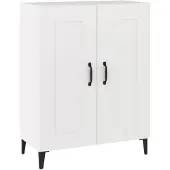 Syfax Sideboard Weiß 69,5x34x90 cm Holzwerkstoff