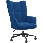 Syfax Relaxsessel Blau Samt