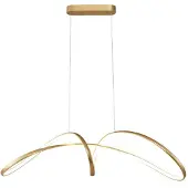 Zuma Line LED-Pendelleuchte 2800 lm 3000+4000+6000K Gold FERMI20026P-GD