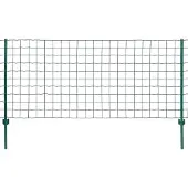 Syfax Metallzaun Stahl 20 x 0,8 m Grün