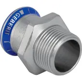 Geberit Mapress Edelstahl Übergang mit Außengewinde d 42xR11/2