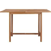 Syfax Garten-Esstisch 110x110x75 cm Massivholz Teak