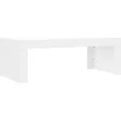 Syfax Couchtisch Weiß 102x50x36 cm Holzwerkstoff