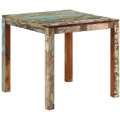 Syfax Esstisch 82x80x76 cm Altholz Massiv