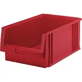 LA-KA-PE Sichtlagerkasten PLK 500 x 315 x 200 mm PP rot bis 45 kg 22,5 l Gr. 1