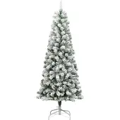 Syfax Künstlicher Weihnachtsbaum Klappbar Beschneit 240 cm