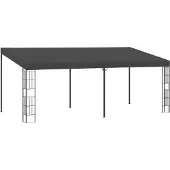 Syfax Wand-Pavillon 3x6 m Anthrazit Stoff