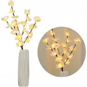 ITImport LED Blumen Deko Baum des Glücks Weihnachtsbeleuchtung Weihnachtsbaumschmuck XXL