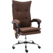 Syfax Massage-Bürostuhl Braun Stoff