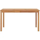 Syfax Garten-Esstisch 140x80x77 cm Massivholz Teak